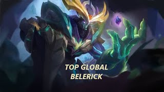 Top Global Belerick  Mobile Legends Live [upl. by Eerehc625]