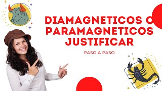 Diamagneticos o paramagneticos Justificar [upl. by Arivle]