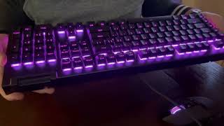 Razer BlackWidow V4 X Mechanical Gaming Keyboard Review [upl. by Nnylhtak784]