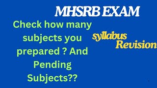 MHSRB staff Nurse Update todayMHSRB EXAMSyllabushallticketMCQS [upl. by Slayton269]