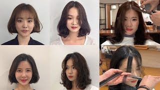 Easy Cute Korean Haircuts 2019 🌼 How to Cut Bangs 🌷 Hair Beauty Styles [upl. by Redyr641]