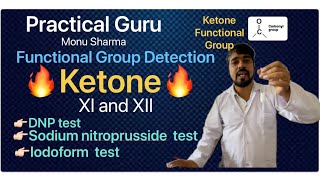 Ketone Functional Group Detection  DNP Test  Sodium nitroprusside Test  Idoform Test [upl. by Nnyltak768]