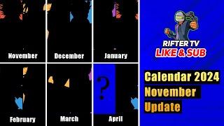 Calendar 2024 November Update [upl. by Odnomyar]