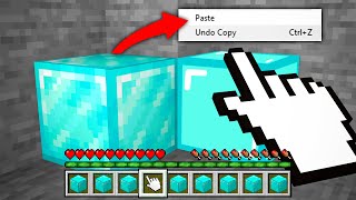 Minecraft But You Can quotCopy And Pastequot Any Block [upl. by Znieh]