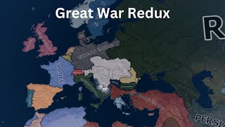 Great War Redux WW1 Timelapse  HOI4 Timelapse [upl. by Latoya]