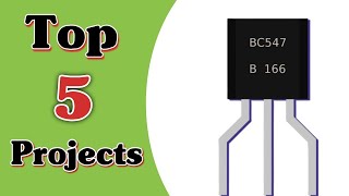 Top 5 Electronics projects using bc547 Transistor  project bc547 [upl. by Soble]