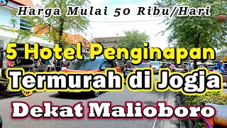 penginapan mana yang paling Murah di jogja  5 Hotel Penginapan Murah di Jogja dekat Malioboro [upl. by Inan]