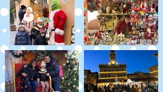 Vi porto a Montepulciano🎄Bancarelle natalizie e Castello di Babbo Natale🎅🏻 [upl. by Aikemal]