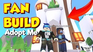 Adopt Me Fan Build  Avocado Queen  Rulers Castle House Tour [upl. by Nnaeilsel]