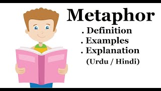 What is Metaphor Definition with Examples Urdu  Hindi [upl. by Herald]