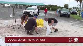 Cocoa Beach residents prepare for impacts of Hurricane Milton [upl. by Jeanine]