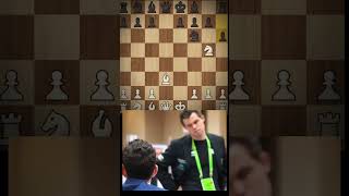 Magnus SHOCKED after seeing it  😱🤯 chess chessgame magnuscarlsen gambit icbm [upl. by Goldin]