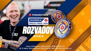 PokerStars EUREKA Poker Tour Rozvadov 2024 Tag 11  2200€ High Roller Final Table [upl. by Acinat]