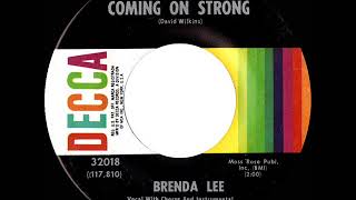 1966 HITS ARCHIVE Coming On Strong  Brenda Lee mono 45 [upl. by Delphinia]