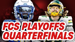 FCS Football Playoffs Quarterfinals Recap  SDSU NDSU Montana amp Albany Move On [upl. by Chiquita259]