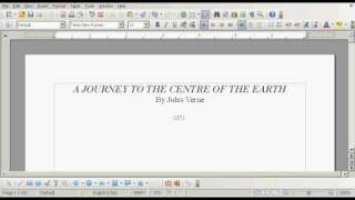 OpenOffice Tutorial How to Create a Table of Contents [upl. by Ayt]