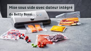 Mise sous vide avec dateur intégré  produit de Betty Bossi [upl. by Eidahs]