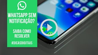 🔔 WhatsApp sem SOM de NOTIFICAÇÃO Resolvido [upl. by Nniuqal]