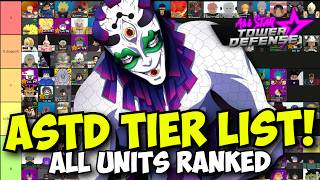 ASTD New Tier List All Units Ranked Ft Akasa 6 Star Gyokko amp More [upl. by Eerized]