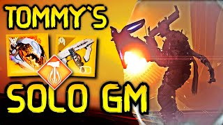 TOMMYS MATCHBOOK Solo GM Moon Heist Battleground  S23  Destiny 2 [upl. by Aneladgam]