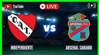 INDEPENDIENTE vs ARSENAL SARANDI LIVE COPA DE LA LIGA PROFESIONAL ROUND 11 SCOREBOARD [upl. by Arik]