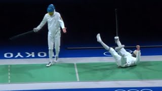 Display Of Fencing Elegance🤪 Highlights Mohamed Elsayed 🇪🇬 v Igor Reizlin 🇺🇦 QF Tokyo Olympics [upl. by Friede]