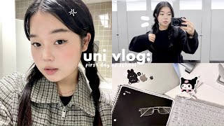 First day of uni vlog📓 Busy campus days getting my life together friends etc [upl. by Yellek177]