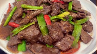 Tender and Juicy Mongolian Beef Stirfry [upl. by Hallsy]