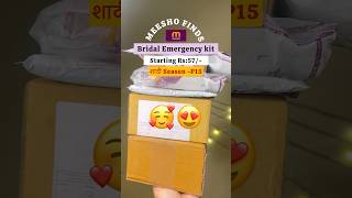 Meesho Bridal Emergency Kit  wedding essentials  Rs57😍meeshofinds unboxing shorts [upl. by Block]