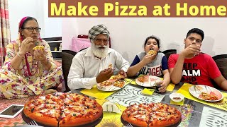 Kadhai Pizza amp Oven Pizza  ਕੜਾਹੀ ਚ ਬਣਾਓ ਪਿਜ਼ਾ  Pizza🍕 Recipes at Home  How to Make Pizza at Home [upl. by Sergo132]