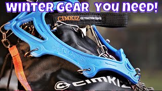 Bestselling Winter Hiking Gear  Cimkiz Crampon Ice Cleats [upl. by Nim]