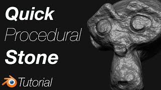 40 Blender Tutorial Quick Procedural Stone Texture [upl. by Tadio89]