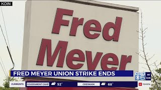 Fred Meyer workers wrap up weeklong strike in Portland metro area [upl. by Fairweather]