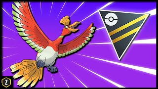 PURE DESTRUCTION with HooH in the Ultra League for Pokémon GO Battle League [upl. by Cynar]