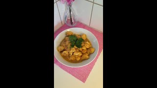 Kyckling med currysås på 5 minuter ett enkelt recep 💙🤍💚🥘🍲🥘🍲 super food chicken💜Matlagningsrecept [upl. by Rimhsak196]