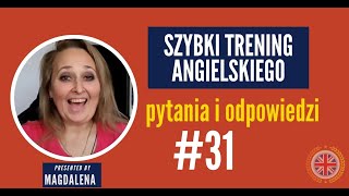 Szybki Trening Angielskiego A1A2  Pytania I Odpowiedzi  meeting 31 [upl. by Brenton]