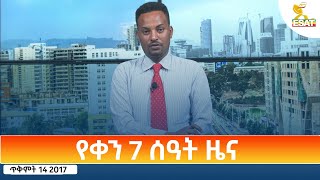 Ethiopia  Esat Amharic Day Time News 24 October 2024 [upl. by Greenland]