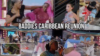 Baddies Caribbean Reunion Trailer Drops ‼️Meatball THROWS Chair At Tinkabella Rollie vs ET 👊🏾 [upl. by Nauqas]