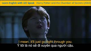 Học tiếng anh qua phim  Harry Potter and the Chamber of Secrets Luyện nói  LEE Speak [upl. by Hpesojnhoj]