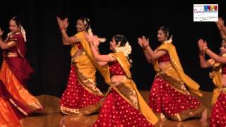 Ladies dance performance on a medley of south Indian song by Sampadas Dance Studio students [upl. by Steady]