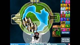 Bloons Tower Defense 4 Walkthrough  World Track [upl. by Bridgid]