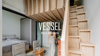 Vessel by Metre Architects  Singapore 41 sqm loft interior design [upl. by Adnilemreh]