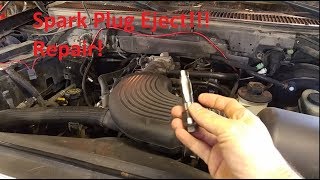 Ford 54\46 2v Spark Plug Eject Repair Threaded Insert [upl. by Vincenty]