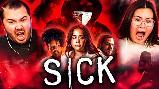 SICK 2022 MOVIE REACTION First Time Watching  Gideon Adlon  Blumhouse  Kevin Williamson [upl. by Aiasi]