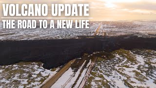 Volcano Update With New Drone Footage  Bailout for Real Estate Owners in Grindavík [upl. by Aniluap]