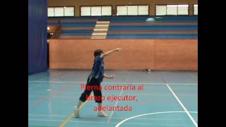 BALONMANO PASE FRONTALwmv [upl. by Vito]