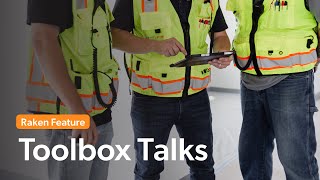 Construction Toolbox Talk App  Raken [upl. by Pish]