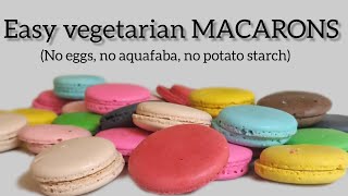 HOW TO MAKE VEG MACARONS I EGGLESS MACARONS I no aquafaba I easy macaron recipe I Sweet Wonders [upl. by Yroger]