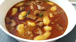 Gorur mangsho diye Aloo recipe  Beef with potatoes recipe  By Cook with N [upl. by Moazami]