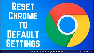 How to Reset Google Chrome to Default Settings  Chrome Reset Guide [upl. by Enicnarf]